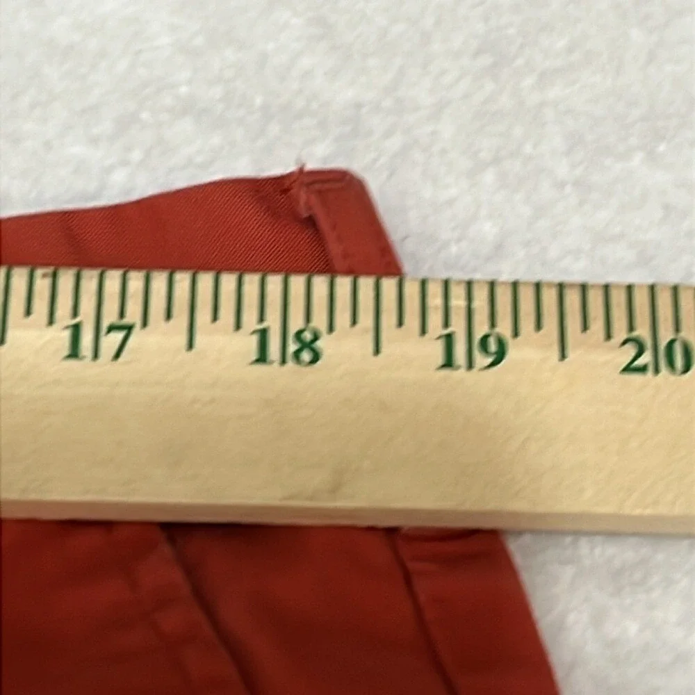 Lands End Casual Chino Shorts Traditional Fit Men's‎ Size 38 Coral Red